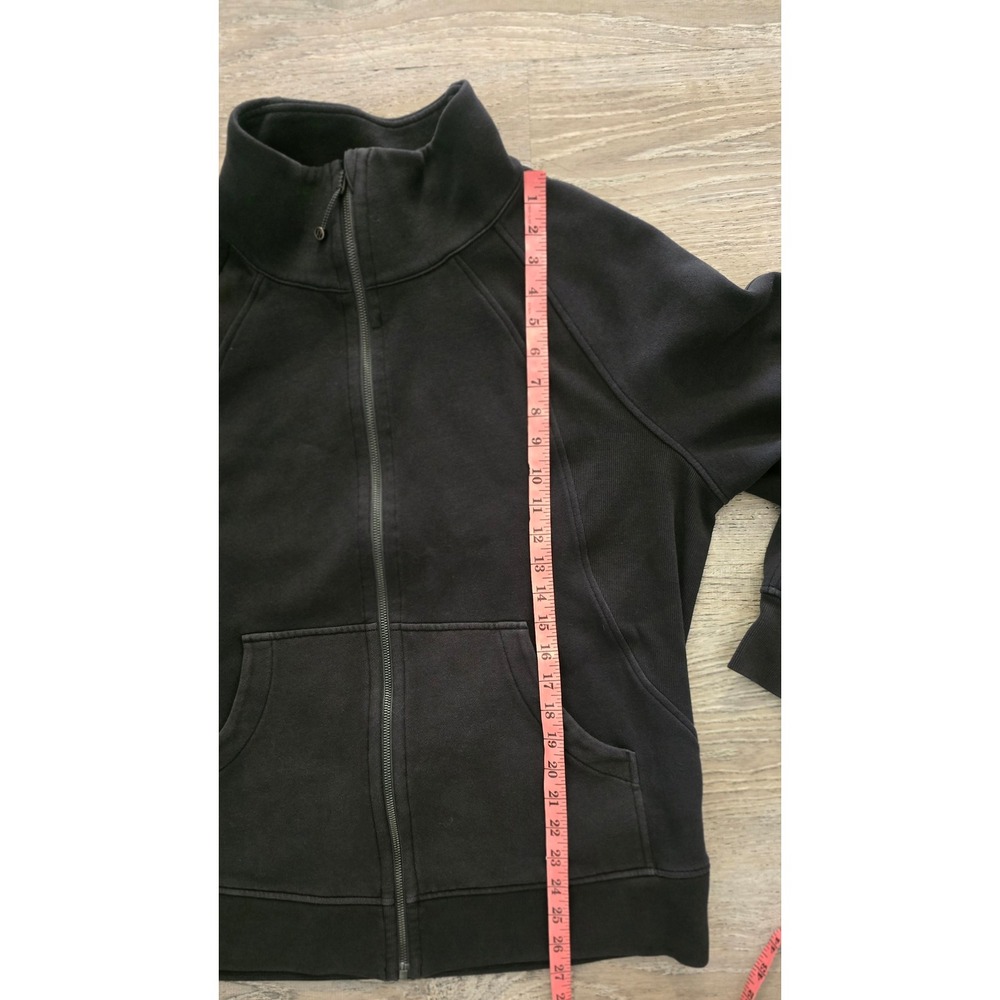 Lululemon Jacket XL/XXL Black Full Zip Relaxed Fit Mock Neck Womens Activewear - Picture 3 of 9